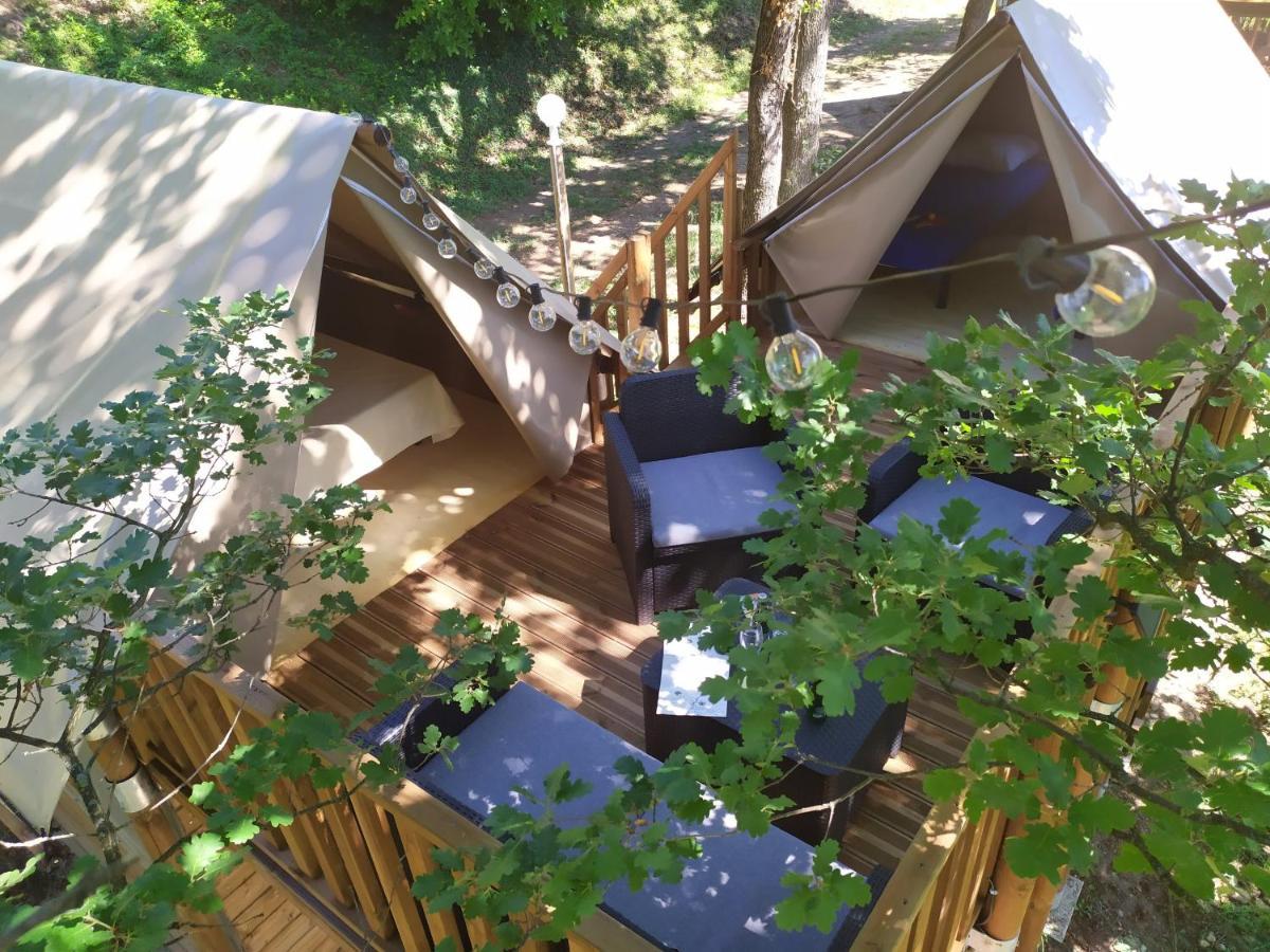 Camping Domaine De Senaud Albon Buitenkant foto